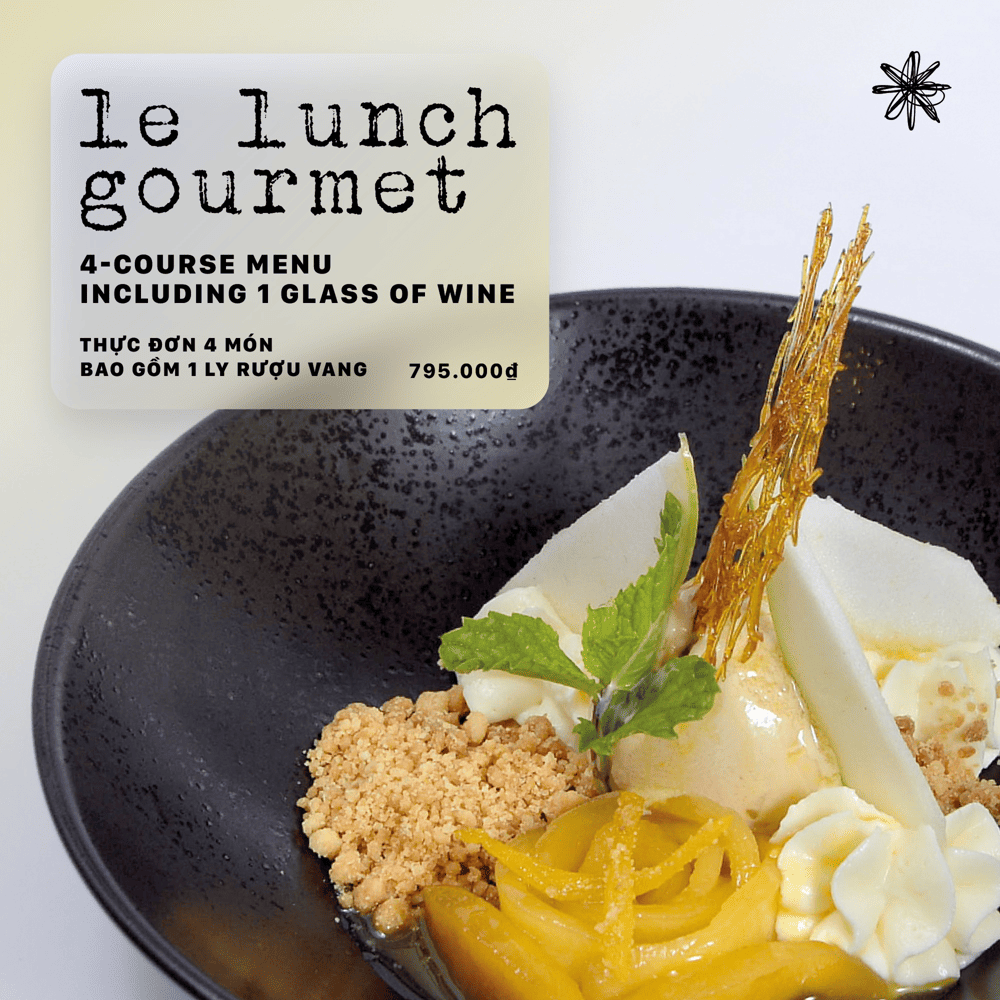 La Badiane Hanoi restaurant is famous for its sophisticated and classy French cuisine and space, promising to bring unforgettable experiences. (Source: Fanpage La Badiane)